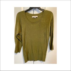 LOFT olive green sweater - sz XS